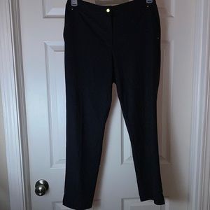 Chico’s Zenergy Neema Pants Pin Dot Crop Black NWT Chico Size 0